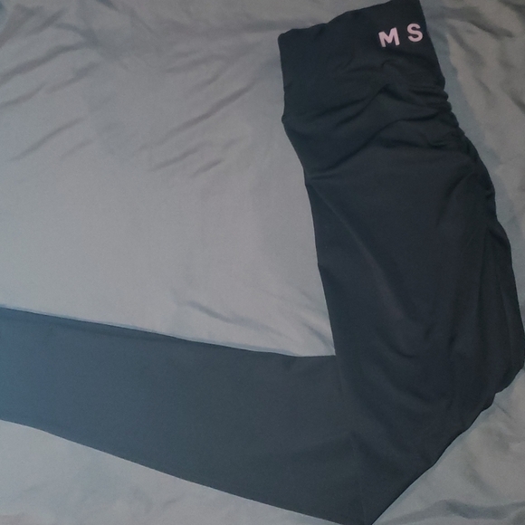 Missguided gathered seam black leggings - Picture 5 of 10